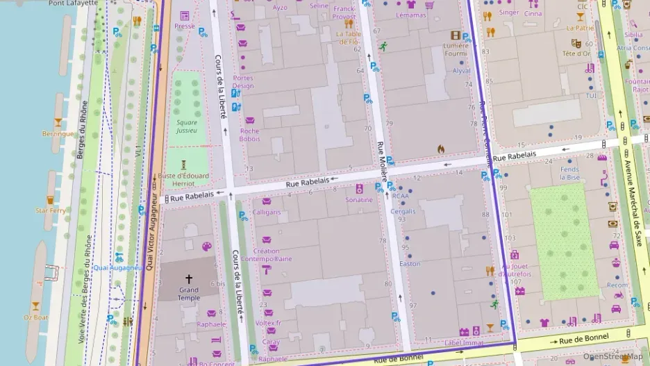 Appartement 71 m² deux pieces à vendre à Lyon 3e Arrondissement
