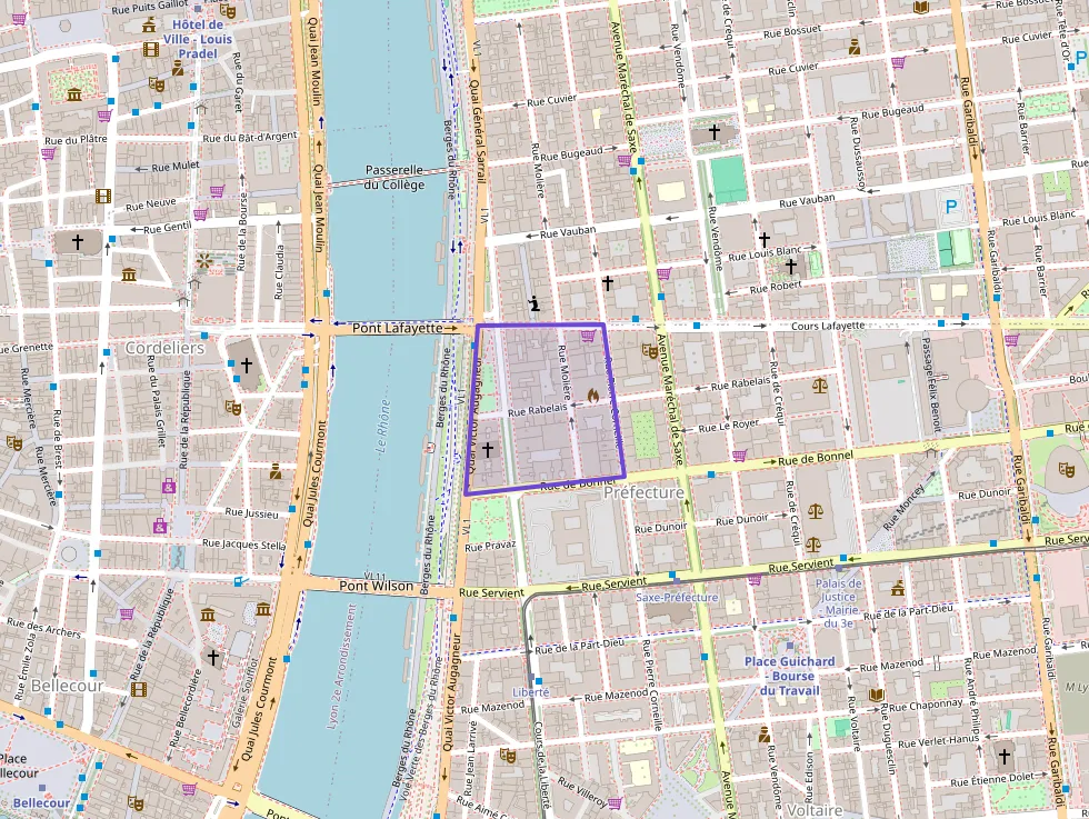 Appartement 71 m² deux pieces à vendre à Lyon 3e Arrondissement