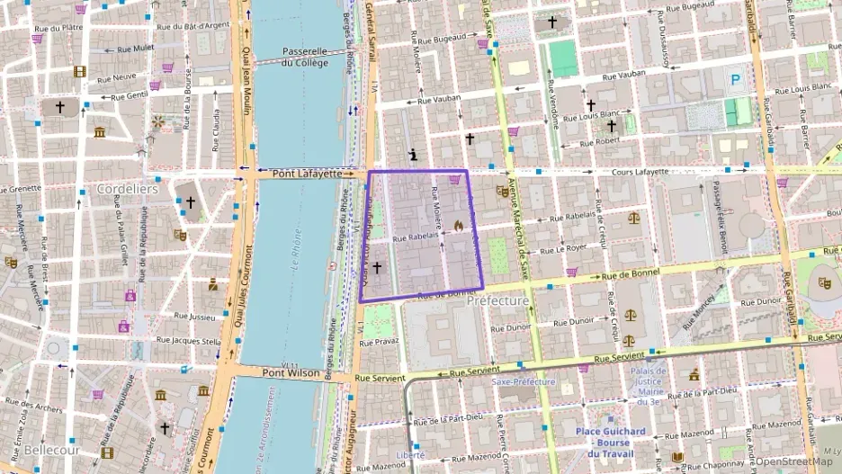 Appartement 71 m² deux pieces à vendre à Lyon 3e Arrondissement