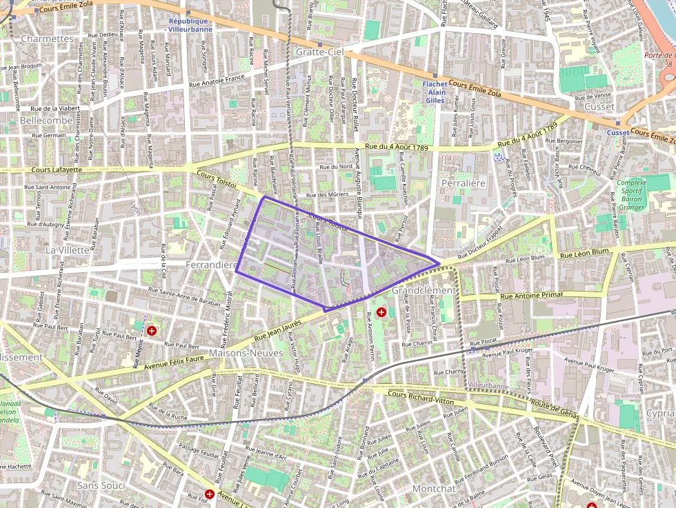 Appartement 37 m² une piece à vendre à Villeurbanne