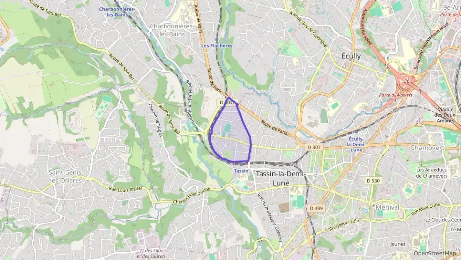 Appartement 90 m² deux pieces à vendre à Tassin-la-Demi-Lune