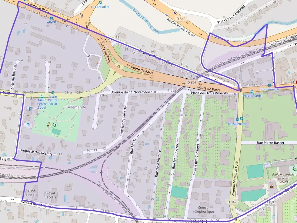 Appartement 59 m² trois pièces à vendre à Tassin-la-Demi-Lune