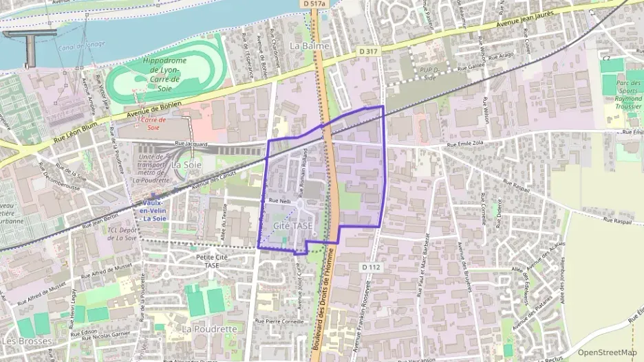 Appartement 45 m² deux pieces à vendre à Vaulx-en-Velin