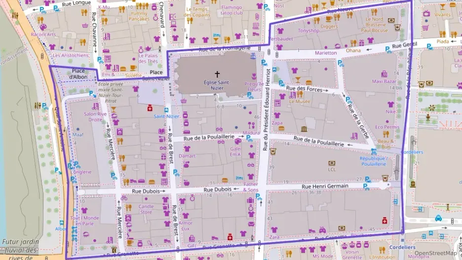 Appartement 66 m² deux pieces à vendre à Lyon 2e Arrondissement