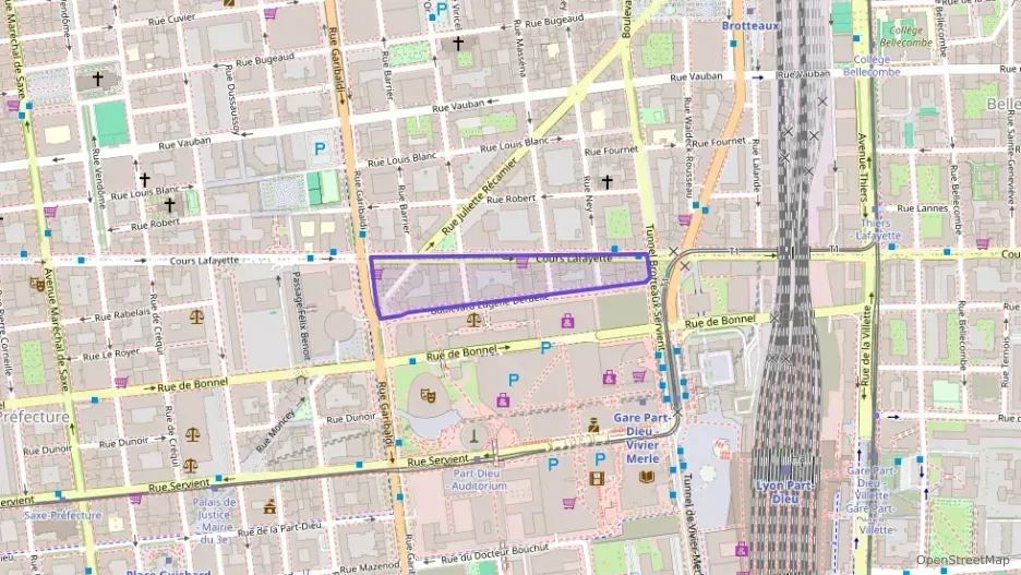 Appartement 63 m² deux pieces à vendre à Lyon 3e Arrondissement