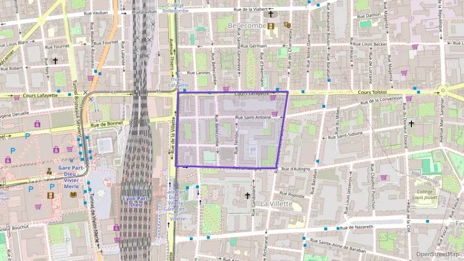 Appartement 53 m² deux pieces à vendre à Lyon 3e Arrondissement