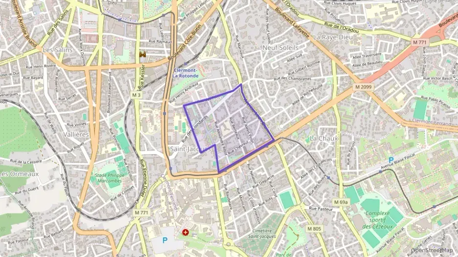 Appartement 40 m² deux pieces à vendre à Clermont-Ferrand
