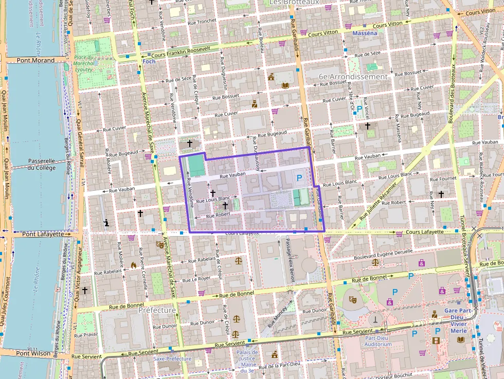 Appartement 41 m² deux pieces à vendre à Lyon 6e Arrondissement