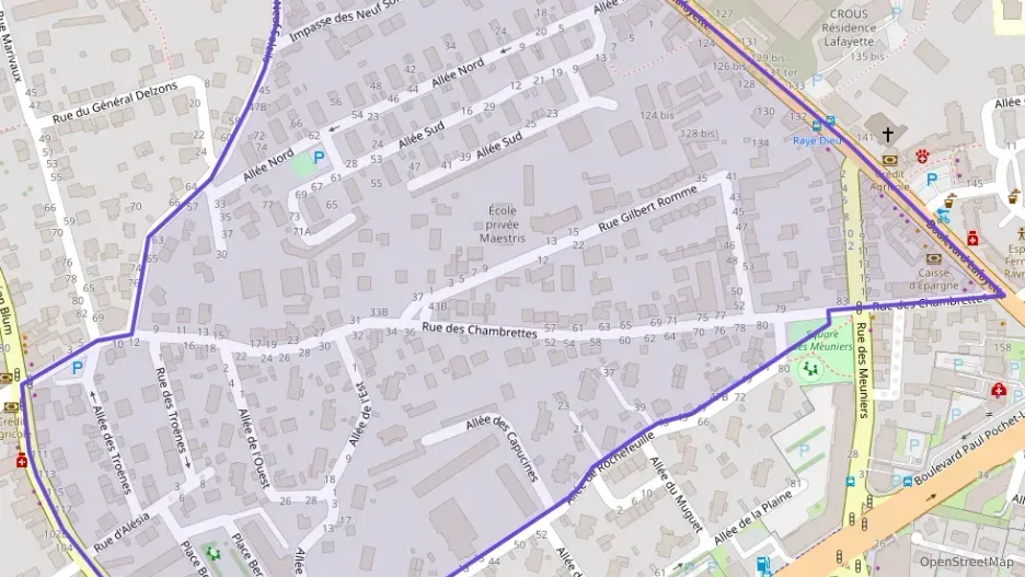 Appartement 56 m² trois pièces à vendre à Clermont-Ferrand