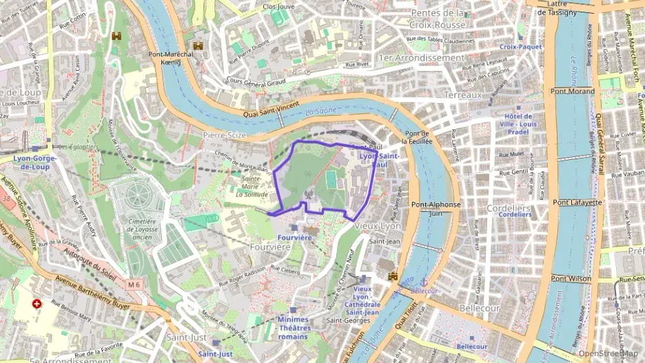 Appartement 60 m² deux pieces à vendre à Lyon 5e Arrondissement