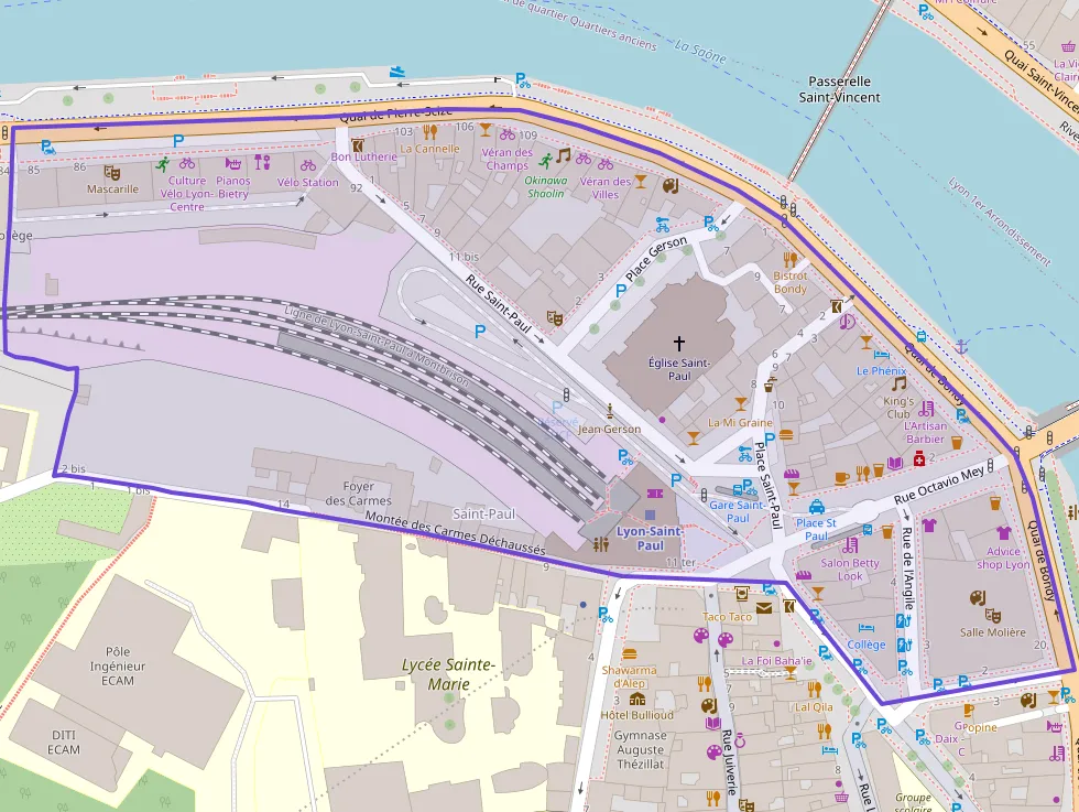 Appartement 56 m² deux pieces à vendre à Lyon 5e Arrondissement