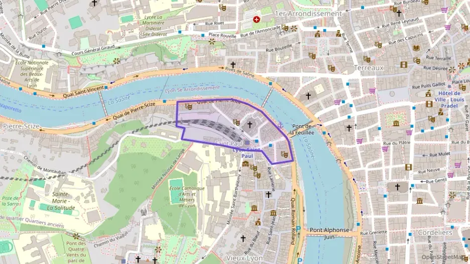 Appartement 56 m² deux pieces à vendre à Lyon 5e Arrondissement