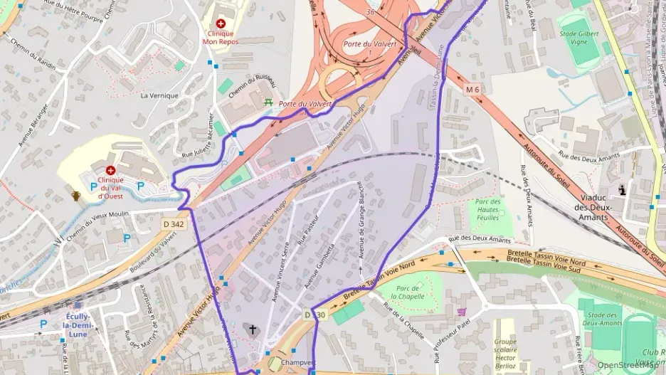 Appartement 50 m² deux pieces à vendre à Tassin-la-Demi-Lune