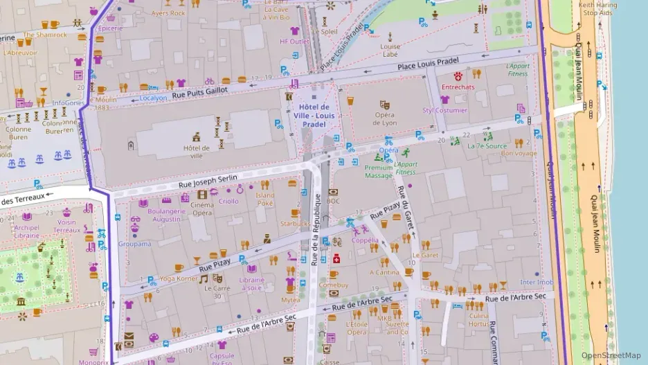 Appartement 46 m² deux pieces à vendre à Lyon 1er Arrondissement