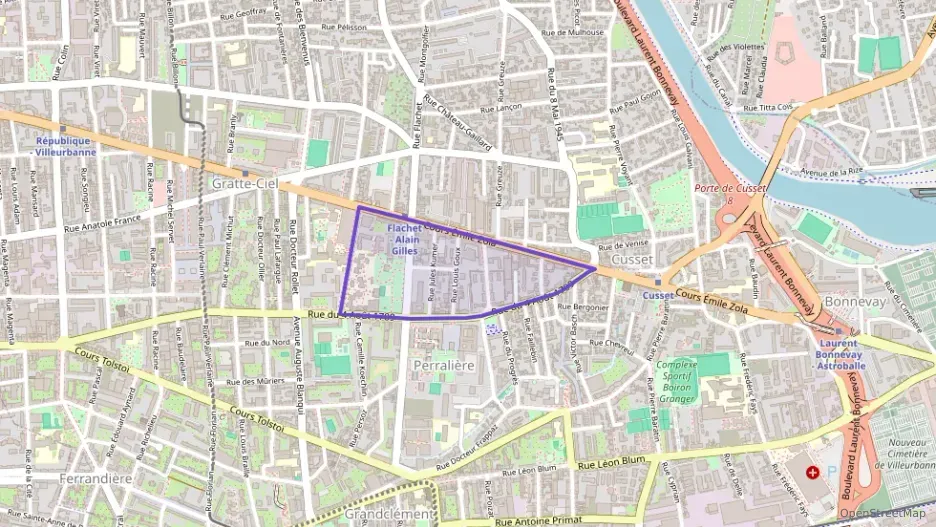 Appartement 57 m² trois pièces à vendre à Villeurbanne