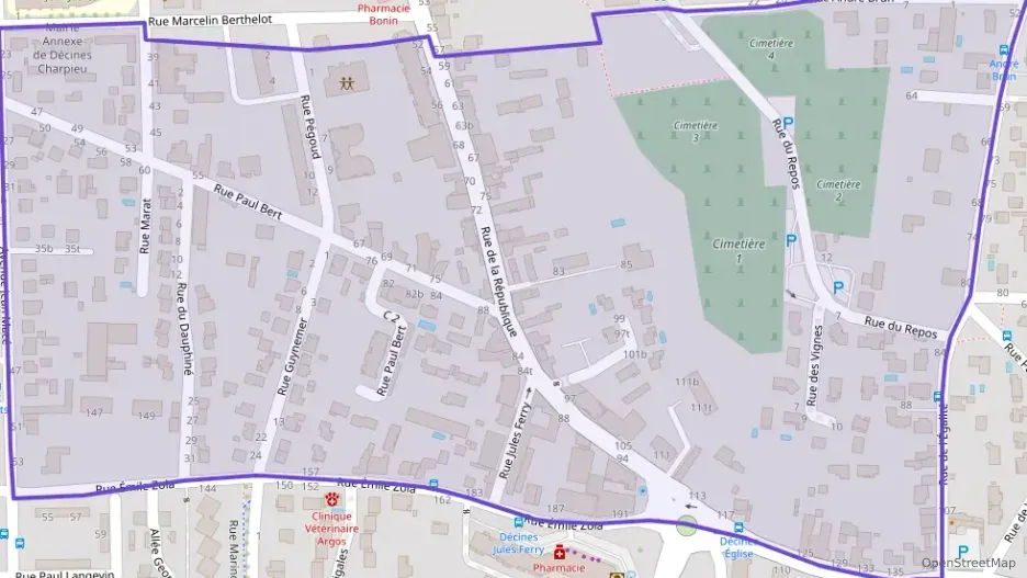 Appartement 54 m² trois pièces à vendre à Décines-Charpieu