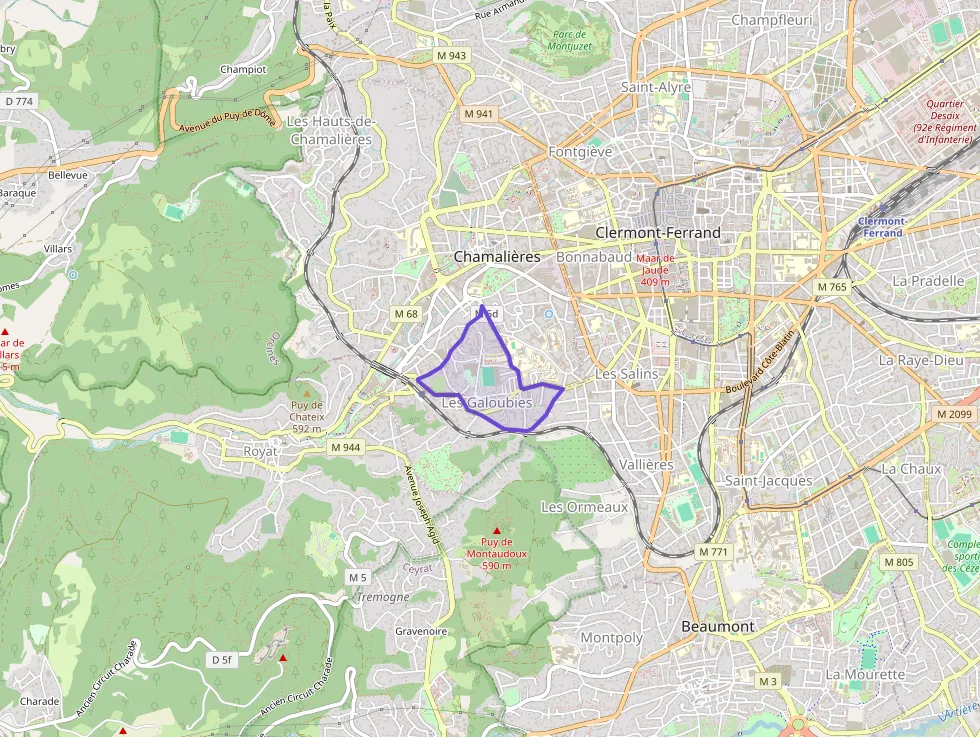 Appartement 59 m² trois pièces à vendre à Chamalières
