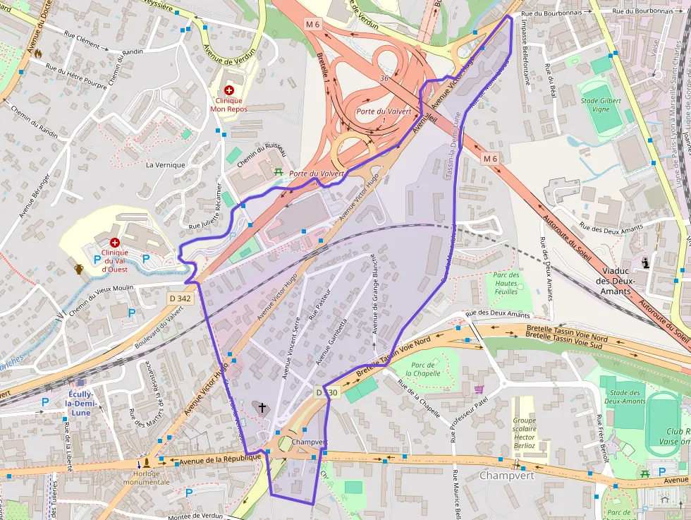 Appartement 62 m² deux pieces à vendre à Tassin-la-Demi-Lune