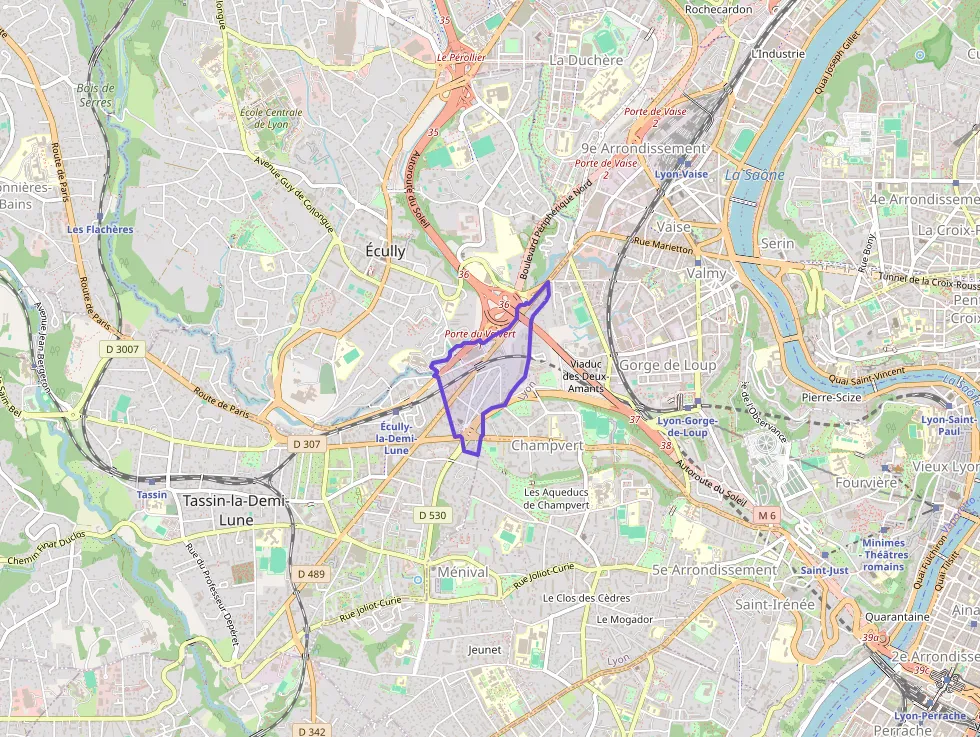 Appartement 62 m² deux pieces à vendre à Tassin-la-Demi-Lune