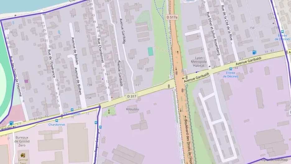 Appartement 53 m² trois pièces à vendre à Vaulx-en-Velin