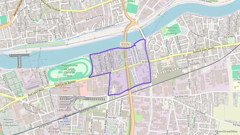 Appartement 53 m² trois pièces à vendre à Vaulx-en-Velin