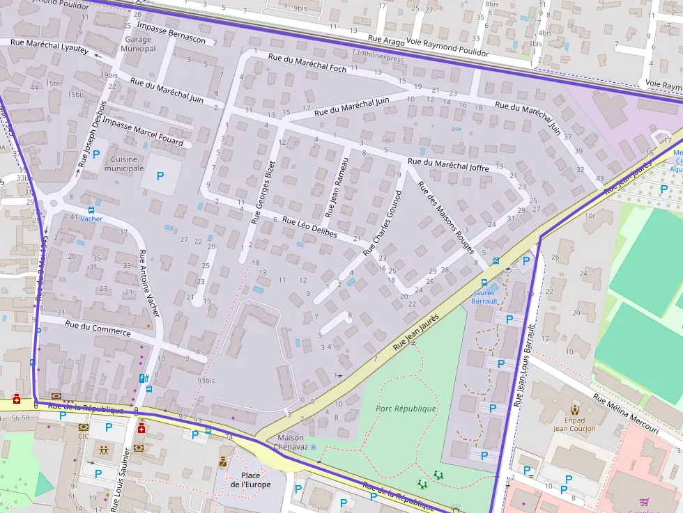 Appartement 67 m² trois pièces à vendre à Meyzieu