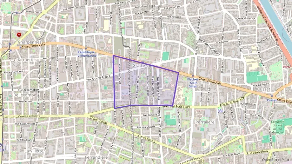 Appartement 50 m² deux pieces à vendre à Villeurbanne
