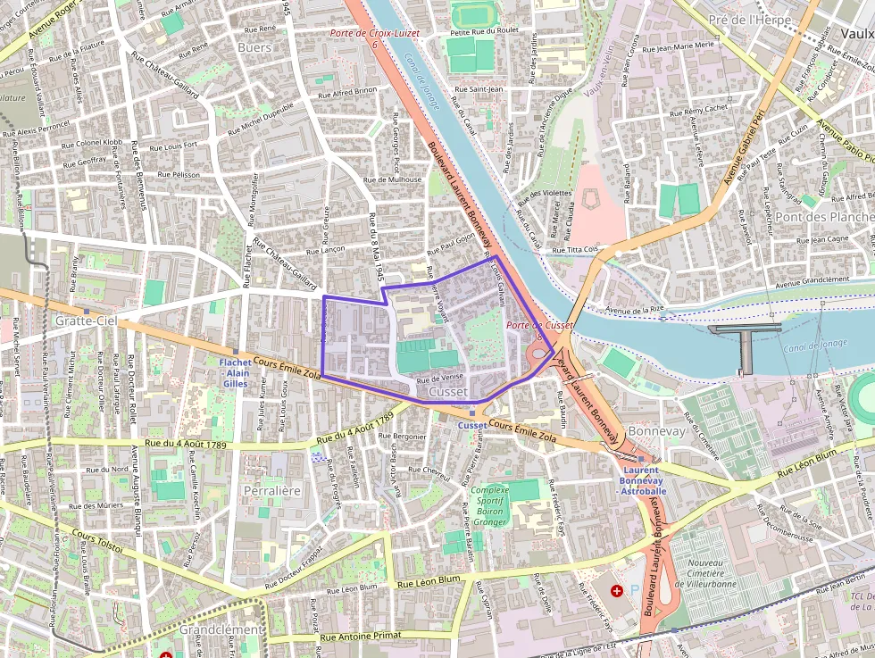 Appartement 65 m² quatre pièces à vendre à Villeurbanne