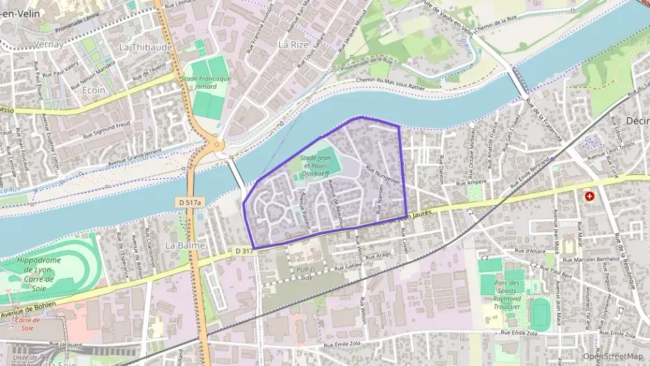 Appartement 80 m² trois pièces à vendre à Décines-Charpieu