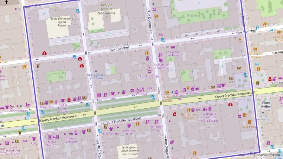 Appartement 136 m² quatre pièces à vendre à Lyon 6e Arrondissement