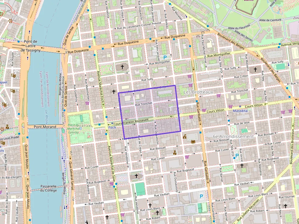 Appartement 136 m² quatre pièces à vendre à Lyon 6e Arrondissement