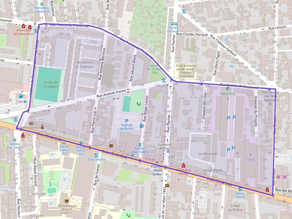 Appartement 118 m² quatre pièces à vendre à Villeurbanne
