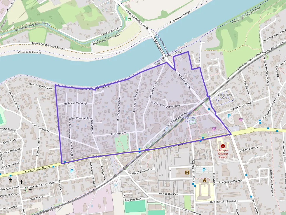 Appartement 46 m² deux pieces à vendre à Décines-Charpieu