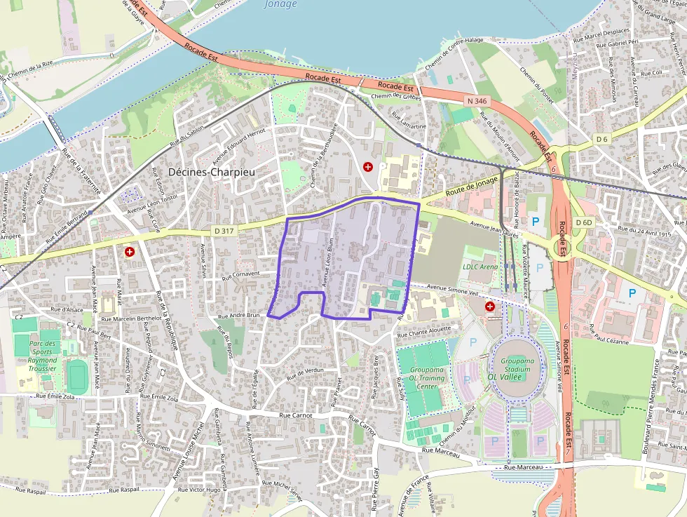 Appartement 44 m² deux pieces à vendre à Décines-Charpieu