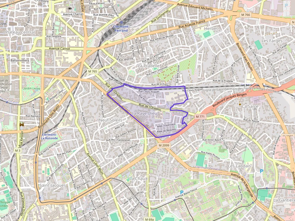 Appartement 68 m² quatre pièces à vendre à Clermont-Ferrand