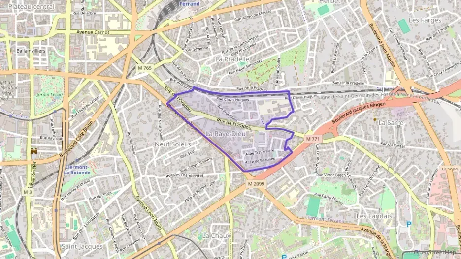 Appartement 68 m² quatre pièces à vendre à Clermont-Ferrand