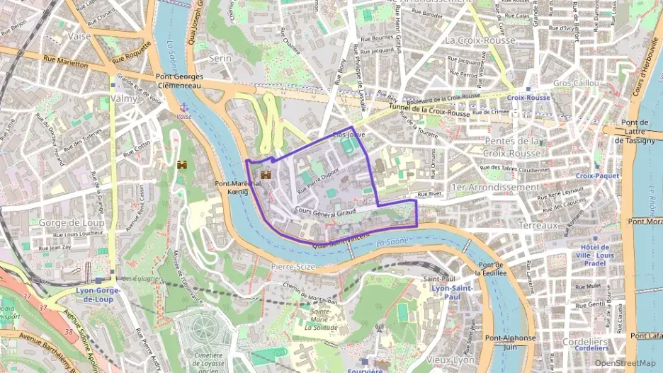 Appartement 76 m² deux pieces à vendre à Lyon 1er Arrondissement