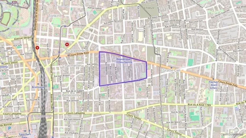 Appartement 62 m² deux pieces à vendre à Villeurbanne