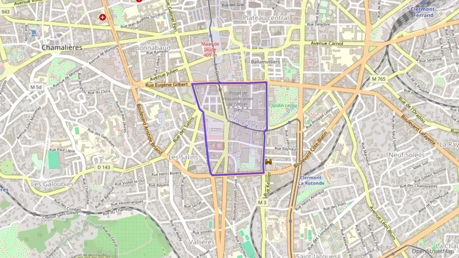 Appartement 32 m² une piece à vendre à Clermont-Ferrand