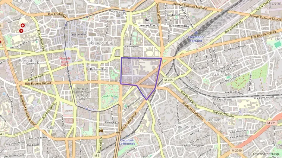 Appartement 36 m² deux pieces à vendre à Clermont-Ferrand