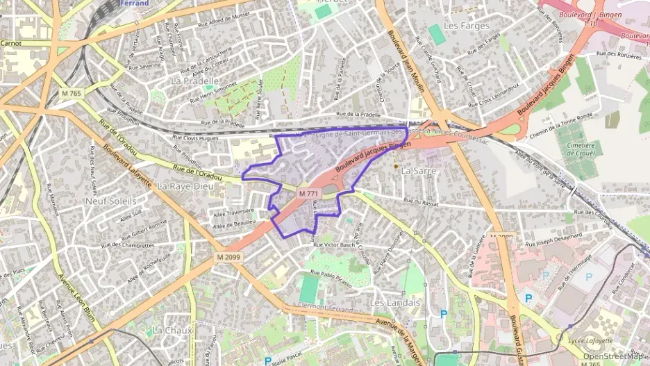 Appartement 113 m² cinq pièces à vendre à Clermont-Ferrand