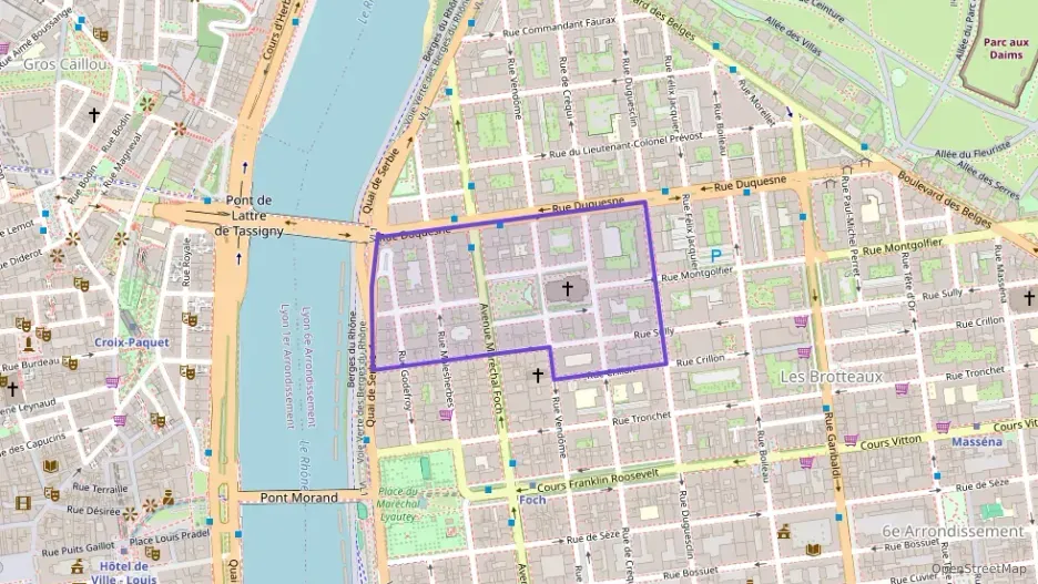 Appartement 147 m² quatre pièces à vendre à Lyon 6e Arrondissement