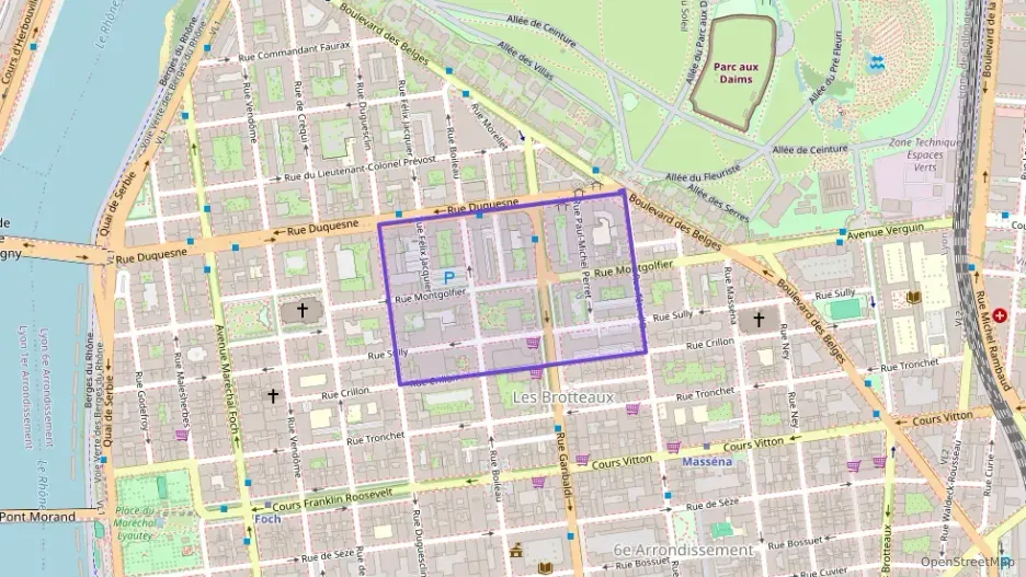 Appartement 97 m² quatre pièces à vendre à Lyon 6e Arrondissement