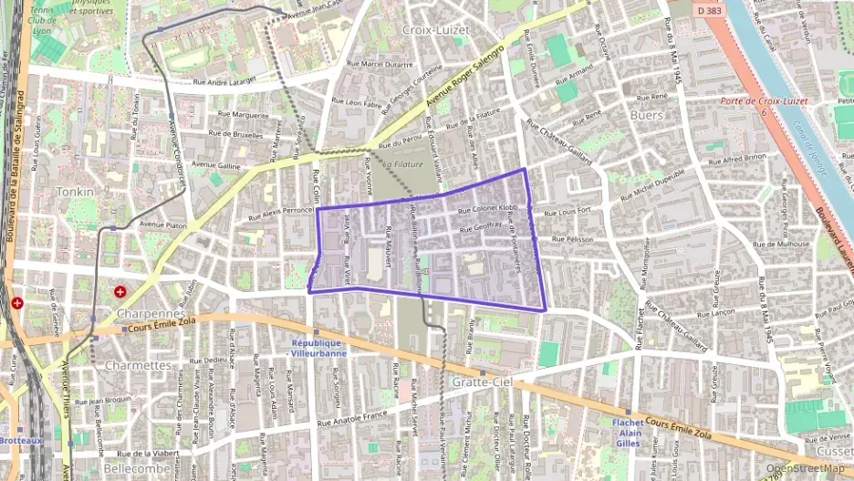 Appartement 45 m² deux pieces à vendre à Villeurbanne