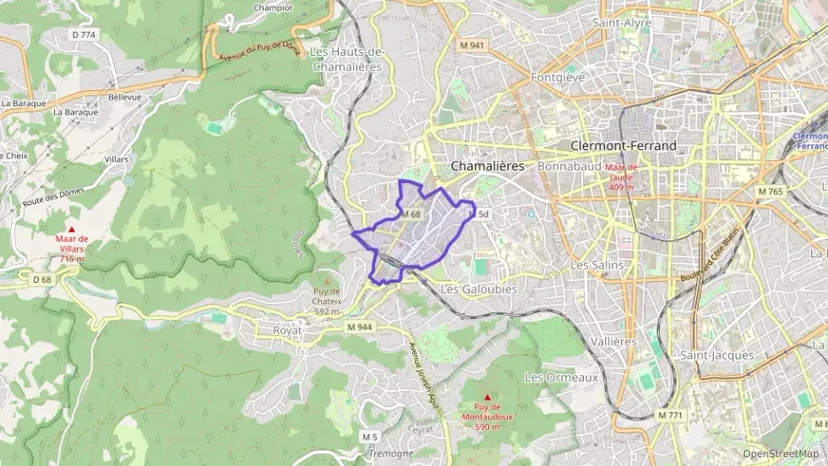 Appartement 87 m² quatre pièces à vendre à Chamalières