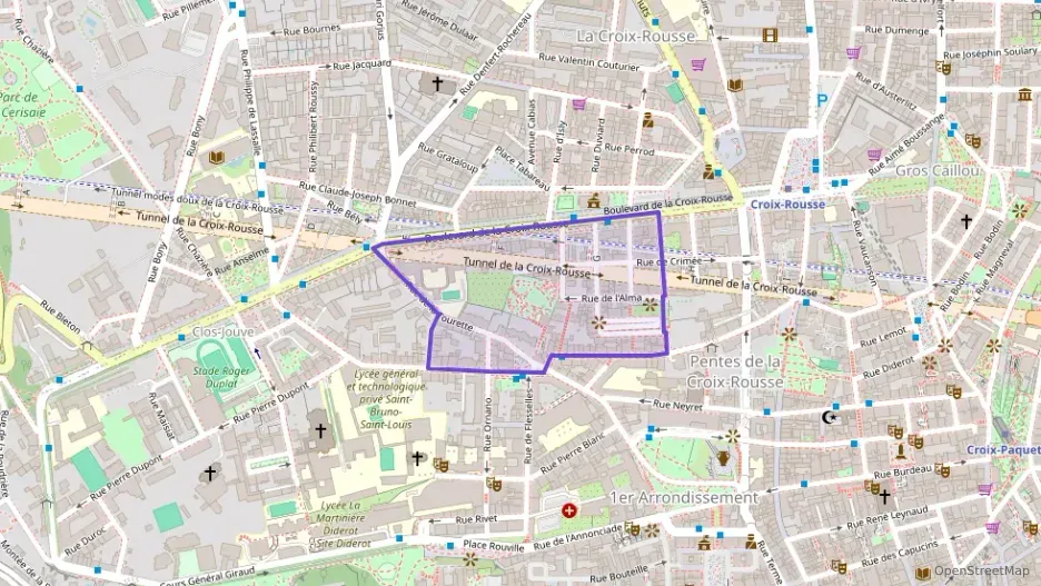 Appartement 45 m² trois pièces à vendre à Lyon 1er Arrondissement