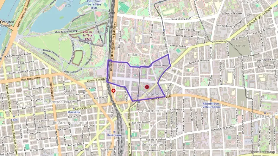 Appartement 42 m² une piece à vendre à Villeurbanne