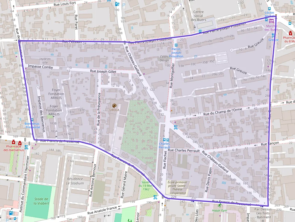 Appartement 62 m² trois pièces à vendre à Villeurbanne