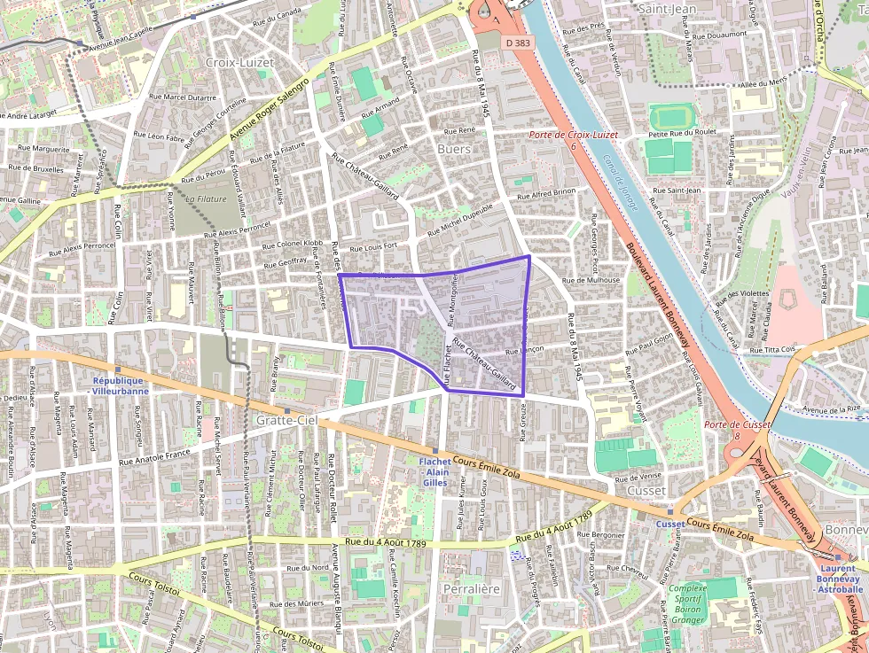 Appartement 62 m² trois pièces à vendre à Villeurbanne