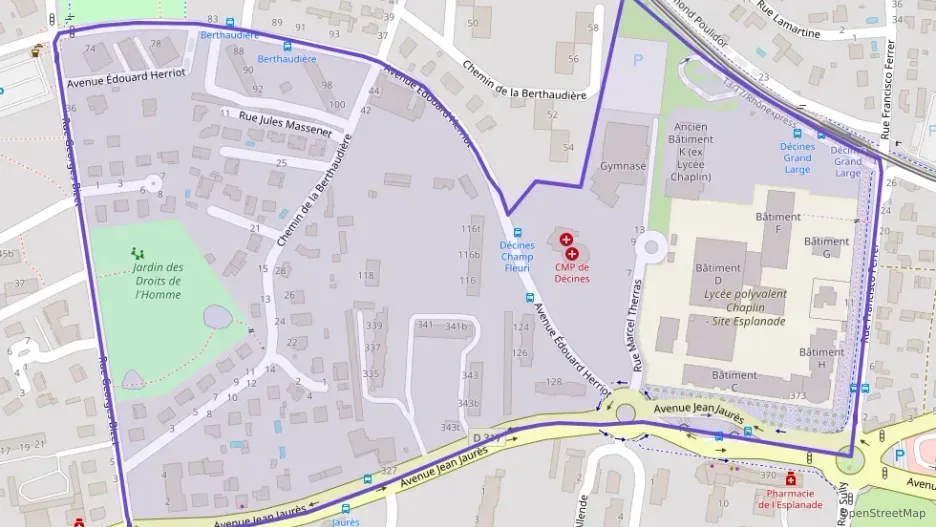 Appartement 43 m² deux pieces à vendre à Décines-Charpieu